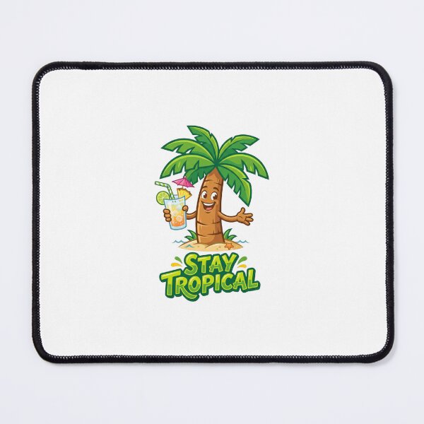 Artikelvorschau, Stay Tropical Funny Summer Palm Tree Tee entworfen und verkauft von 7Four1 Designs.