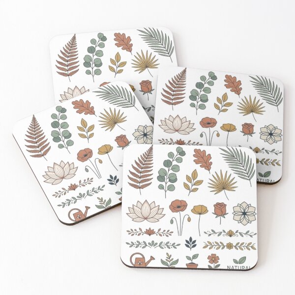 Item preview, Minimalist Boho Botanical Leaves and Flowers Sticker Pack designed and sold by Rehnair.