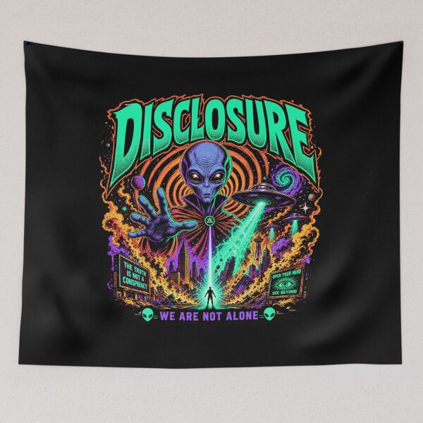 Item preview, Alien Disclosure Not Alone designed and sold by HoshisWorld2018.