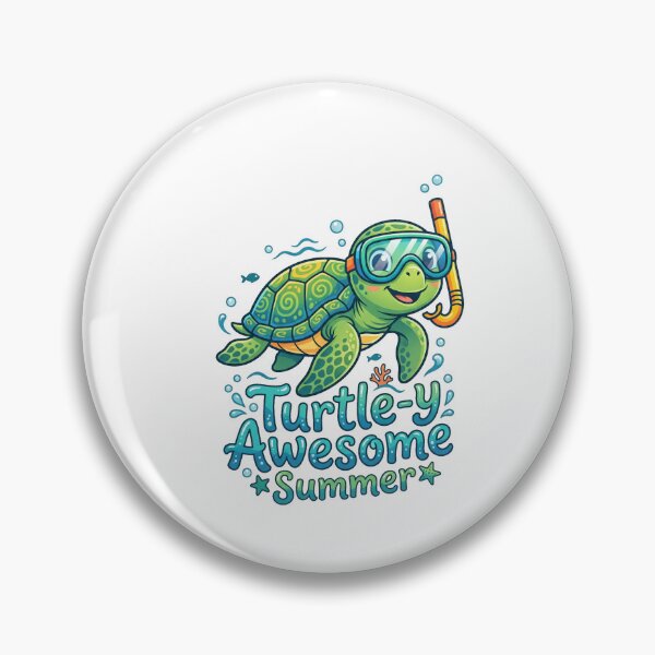 Artikelvorschau, Turtle-y Awesome Summer Funny Turtle Tee entworfen und verkauft von 7Four1 Designs.