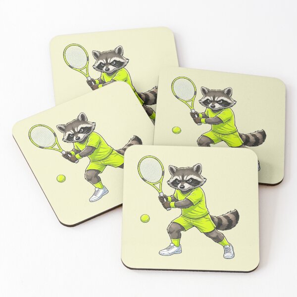 Item preview, Sporty Raccoon in action designed and sold by noport.