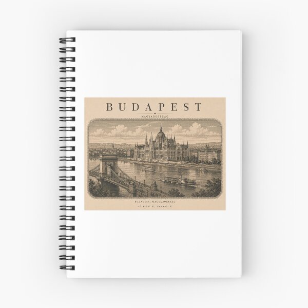 Item preview, Budapest | Vintage Travel City Design designed and sold by Fm204.