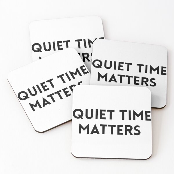 Item preview, Quiet Time Matters Mental Health Protection Self Care Design designed and sold by FarazDesign110.