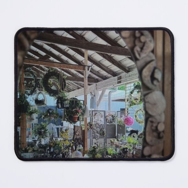 Item preview, Rustic Mirror Reflecting Garden Shop designed and sold by jearnb.