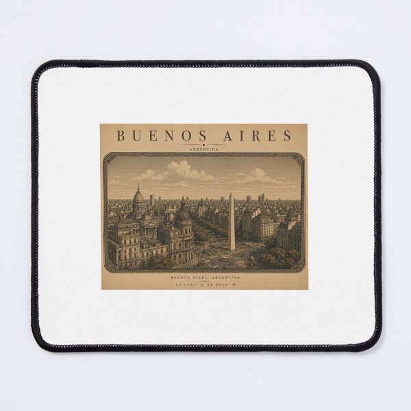 Item preview, Buenos Aires | Vintage Travel City Design designed and sold by Fm204.