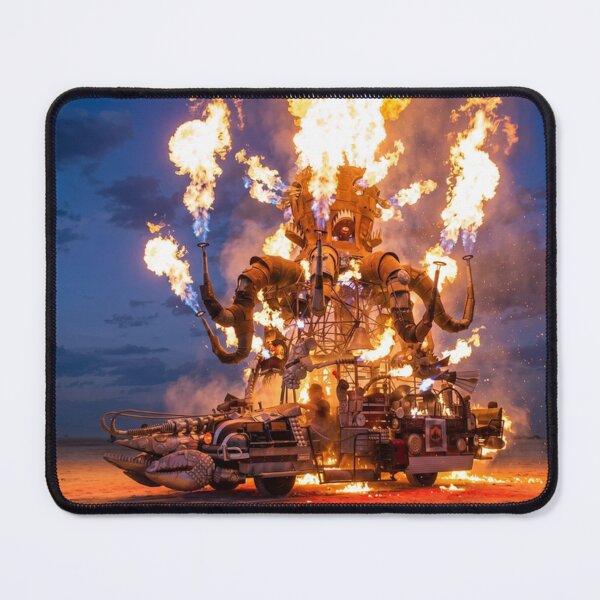 Item preview, Burning Man Festival Fire Octopus Art  designed and sold by HayaasBoutique.