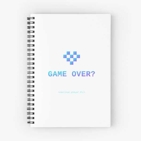 Item preview, Game Over Press Start Pixel Heart Tee designed and sold by miladesign35.