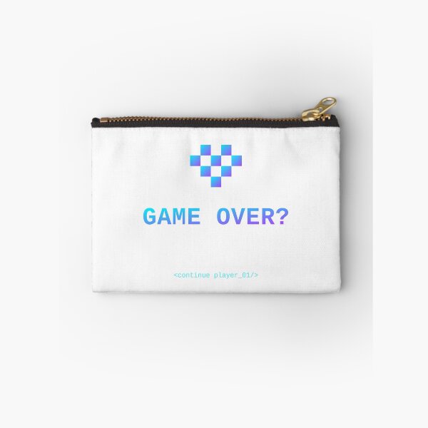 Item preview, Game Over Press Start Pixel Heart Tee designed and sold by miladesign35.