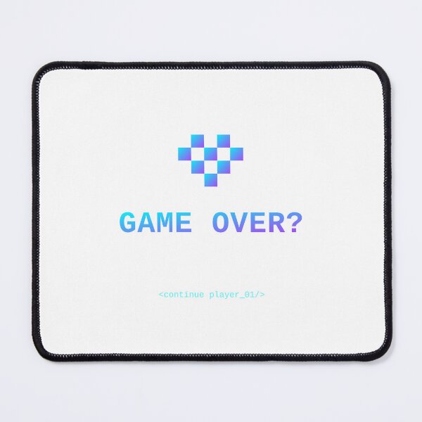 Item preview, Game Over Press Start Pixel Heart Tee designed and sold by miladesign35.