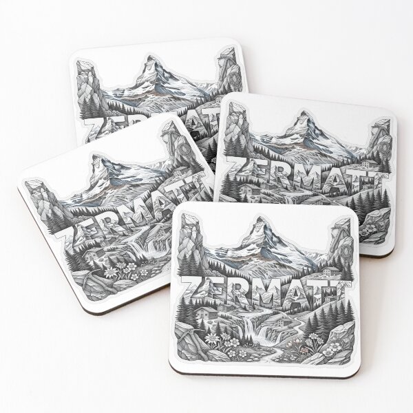 Item preview, Zermatt Alpine Adventure Travel Sticker designed and sold by Imaginarium of Chaos falcon88 .