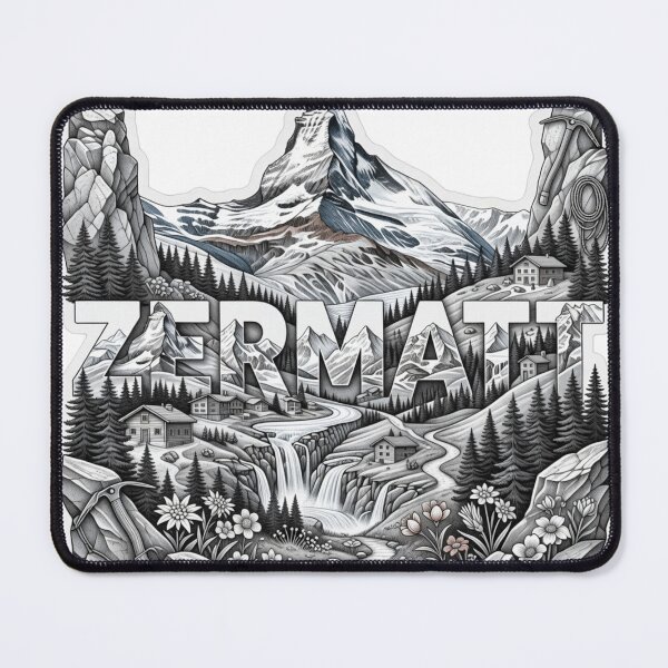 Item preview, Zermatt Alpine Adventure Travel Sticker designed and sold by Imaginarium of Chaos falcon88 .