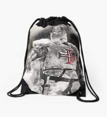 Ancient Templar Knight Drawstring Bag
