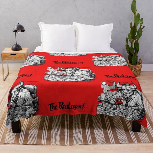 Item preview, The Real Report – Burnout Minotaur Office Art, Red Stapler Maze Illustration designed and sold by EdgeSphere.