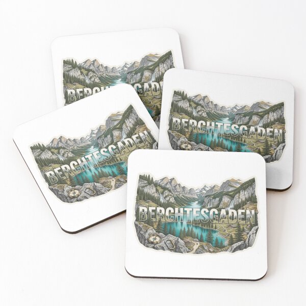 Item preview, Berchtesgaden Mountain Hiking Sticker designed and sold by Imaginarium of Chaos falcon88 .