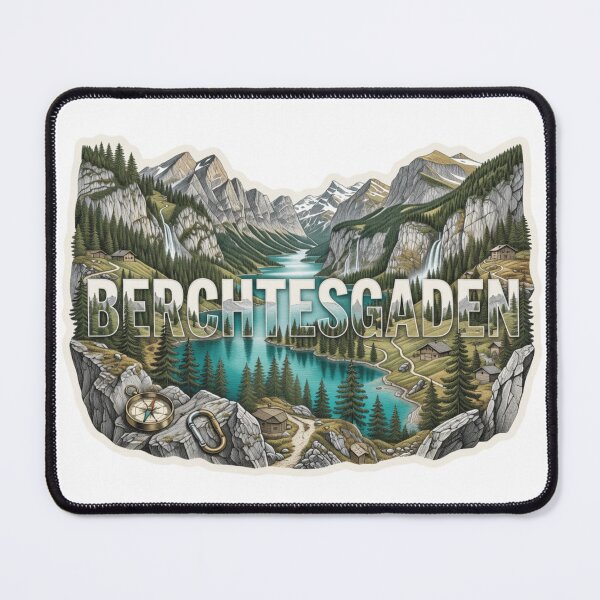 Item preview, Berchtesgaden Mountain Hiking Sticker designed and sold by Imaginarium of Chaos falcon88 .
