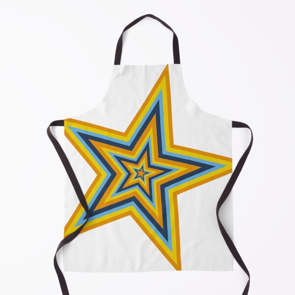 Item preview, Blue And Yellow Repeating Pattern Star designed and sold by frutigerdesigns.