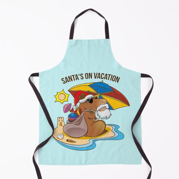 Item preview, A capybara santa on july vacation designed and sold by Konopikyu.