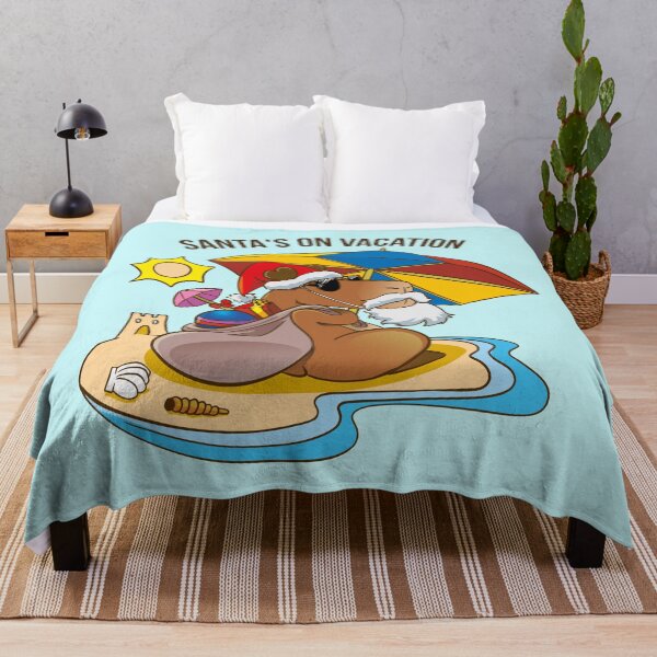 Item preview, A capybara santa on july vacation designed and sold by Konopikyu.