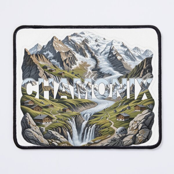 Item preview, Chamonix Alpine Trail Travel Sticker designed and sold by Imaginarium of Chaos falcon88 .