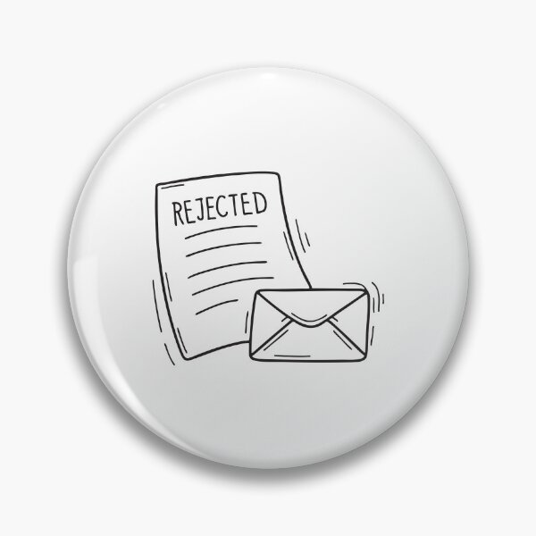 Item preview, A rejected note beside an open mailing envelope designed and sold by rasagamastore.