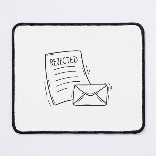 Item preview, A rejected note beside an open mailing envelope designed and sold by rasagamastore.