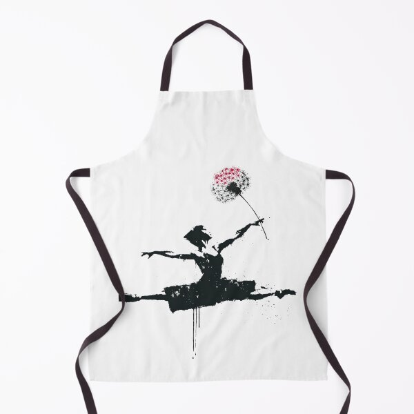 Item preview, Graceful Ballerina Leaping High In Urban Splatter designed and sold by EdvvinStudios.