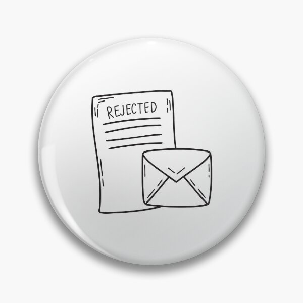 Item preview, A letter marked rejected next to an envelope that’s been opened designed and sold by rasagamastore.