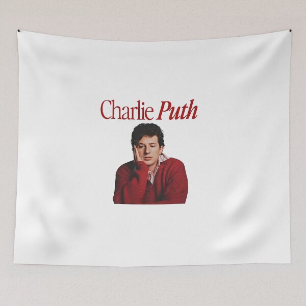 Item preview, Charlie Puth Retro Red Sweater Portrait designed and sold by Lenschoolmann.