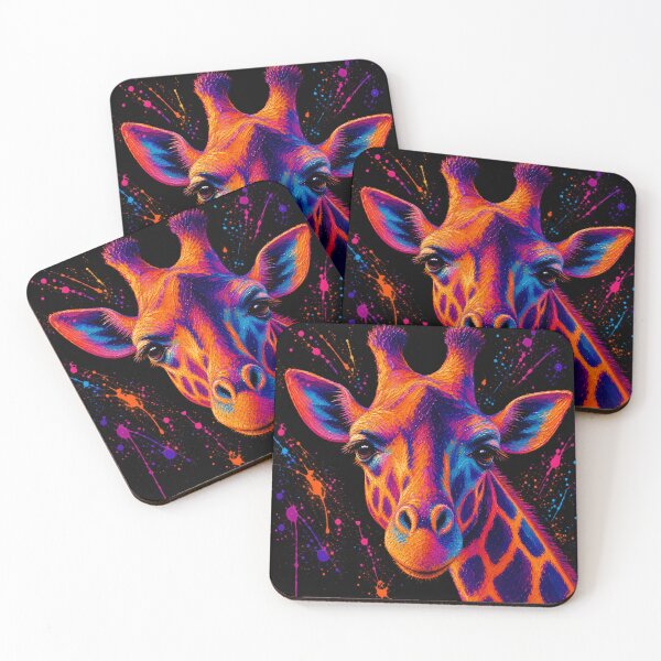 Item preview, Neon Giraffe Glow designed and sold by KLUMAG.