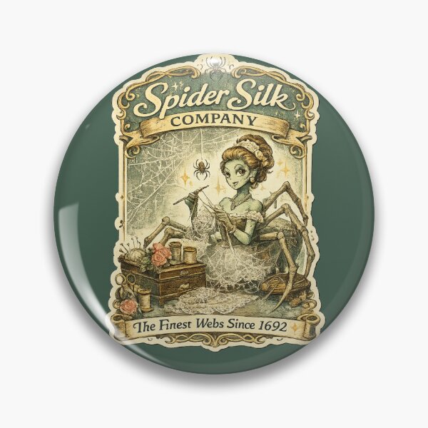 Item preview, Vintage spider silk ad designed and sold by InkandHollowBooks.