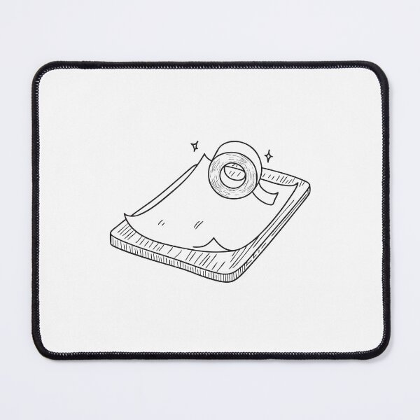 Item preview, A note with partially peeled tape stuck to a cutting board designed and sold by rasagamastore.