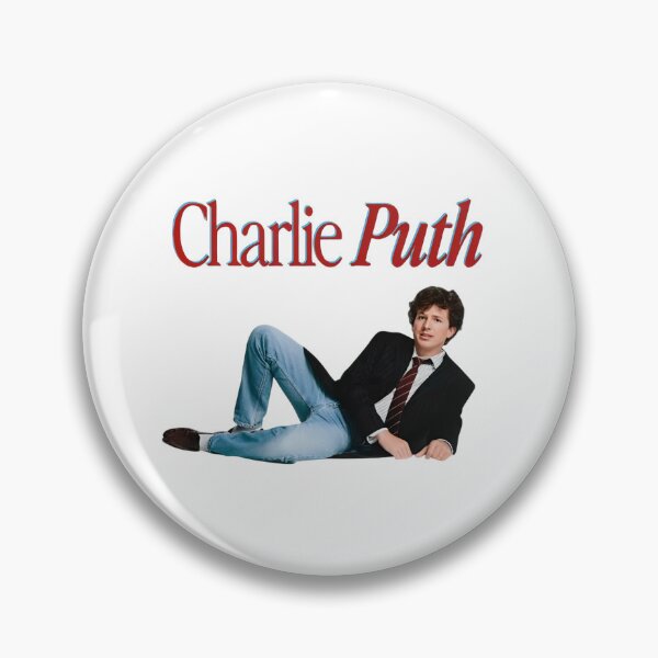Item preview, Charlie Puth Retro Suit Casual Pose Print designed and sold by Lenschoolmann.