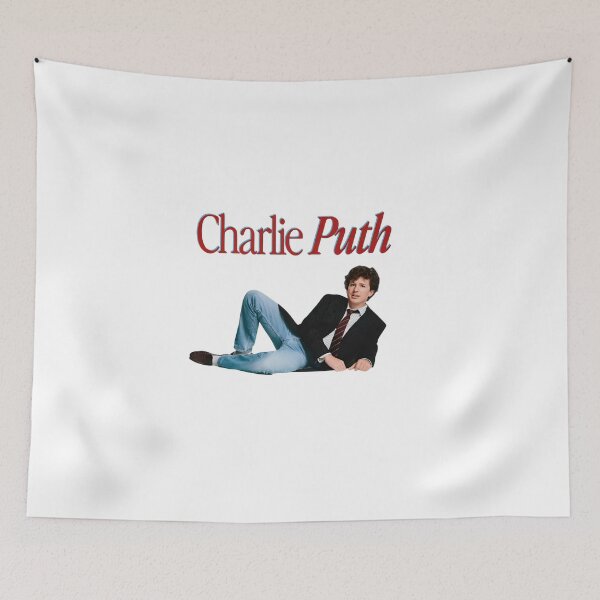 Item preview, Charlie Puth Retro Suit Casual Pose Print designed and sold by Lenschoolmann.