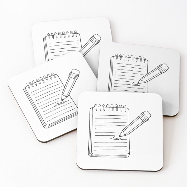 Item preview, A line in pencil half removed on a sheet of notebook designed and sold by rasagamastore.