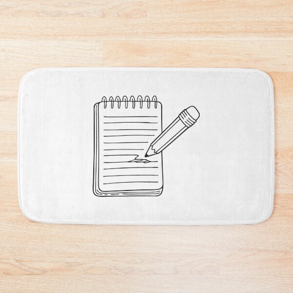 Item preview, A line in pencil half removed on a sheet of notebook designed and sold by rasagamastore.