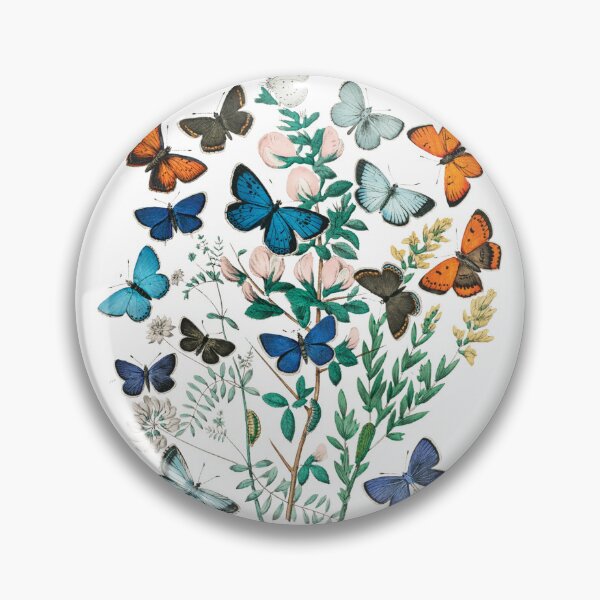 Item preview, Vintage Butterfly Collage with Floral Accents designed and sold by RGB-crayon.