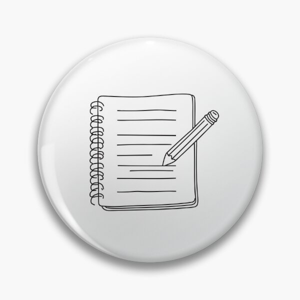 Item preview, A graphite mark erased halfway across a notebook sheet designed and sold by rasagamastore.