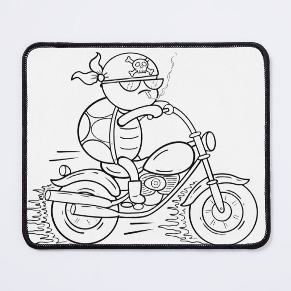 Item preview, Live Fast As Fuck - Biker Turtle designed and sold by JossDesign15.