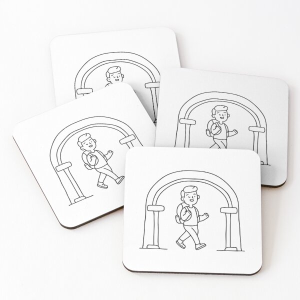 Item preview, Someone carrying a backpack while walking under an underpass designed and sold by rasagamastore.