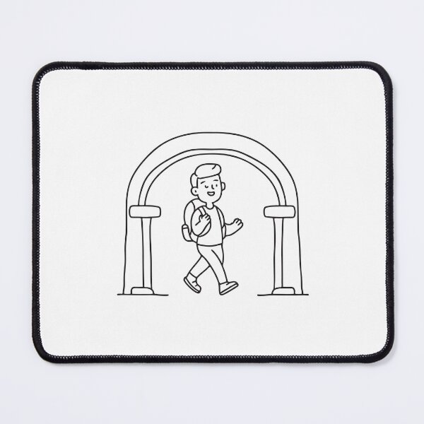 Item preview, Someone carrying a backpack while walking under an underpass designed and sold by rasagamastore.