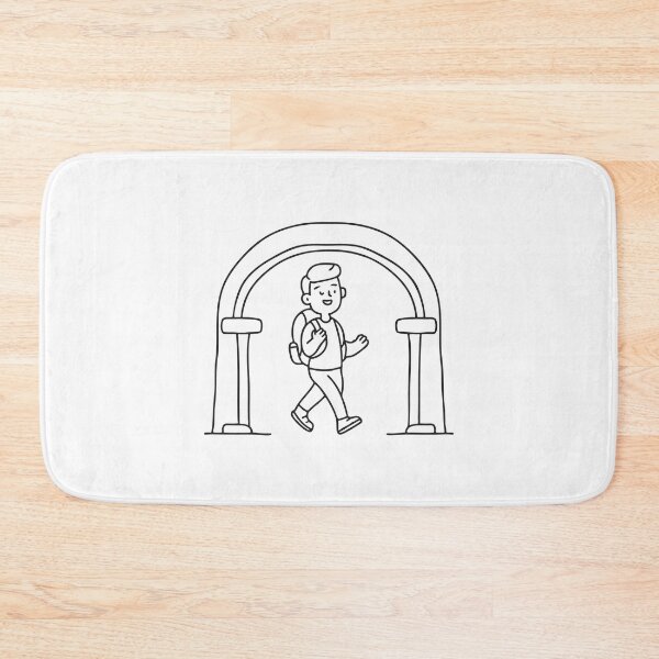 Item preview, Someone carrying a backpack while walking under an underpass designed and sold by rasagamastore.