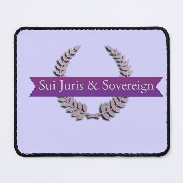 Item preview, Sui Juris & Sovereign - Pro Se Proud Legal Typography designed and sold by Teale-Studio.