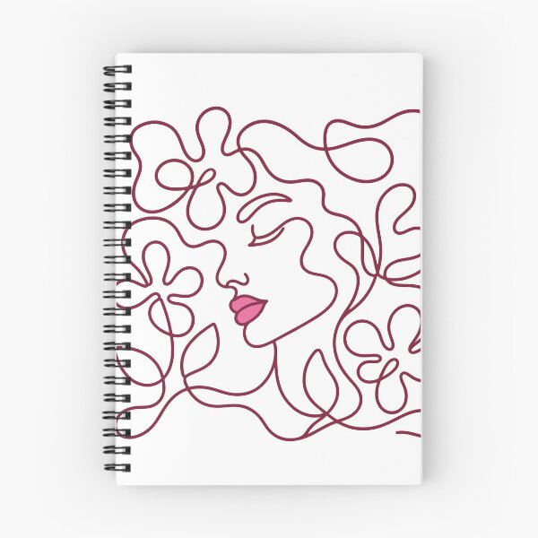 Item preview, Abstract One Line Woman Face Floral designed and sold by artCreativeColony.