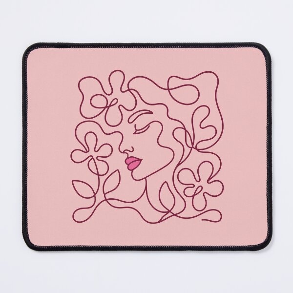 Item preview, Abstract One Line Woman Face Floral designed and sold by artCreativeColony.