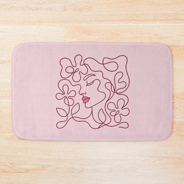Item preview, Abstract One Line Woman Face Floral designed and sold by artCreativeColony.