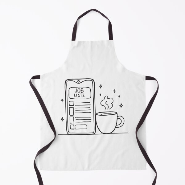 Item preview, A smartphone displaying job posts beside a mug of coffee designed and sold by rasagamastore.