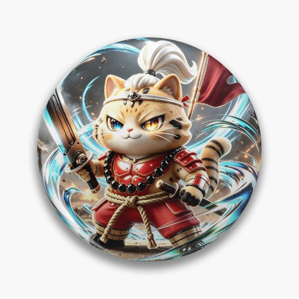 Item preview, Felis Nigripes: The Desert Samurai Warrior designed and sold by ABYSSLAB.