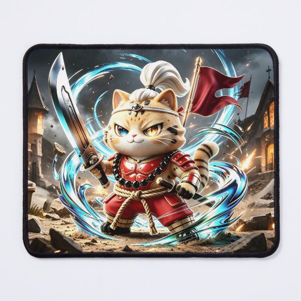 Item preview, Felis Nigripes: The Desert Samurai Warrior designed and sold by ABYSSLAB.