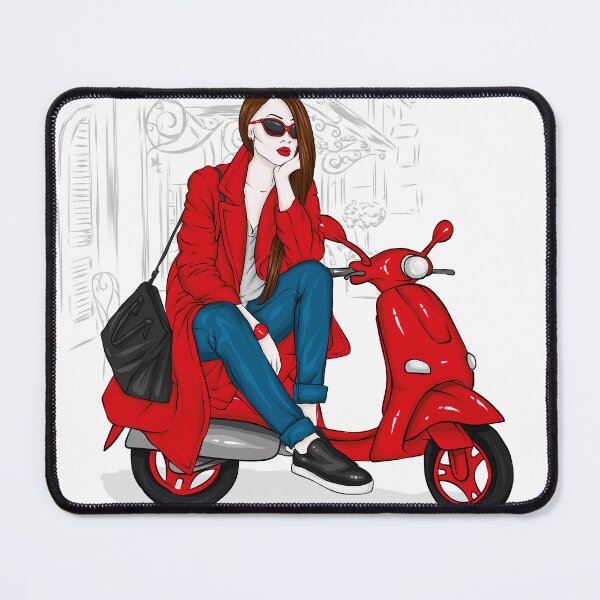 Item preview, Native Feminism Fashion Girl Illustration designed and sold by Rogue Heart Collective™.