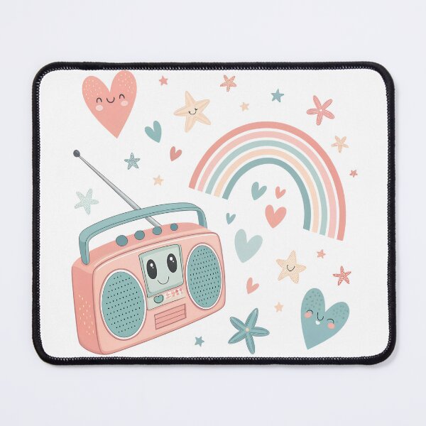 Item preview, Sweet Signal Cute Pastel Radio Art designed and sold by KHCreativeLab.